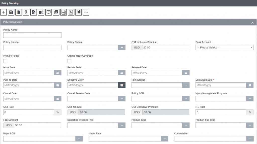Policy Tracking